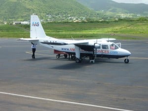 Our private charter jet from St Kitts to Anguilla