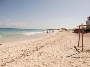 The beach at Now Jade The beach at Now Jade